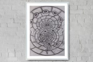 eyeofthestorm-framed-wall-mjy-mjyates-mattyates-art