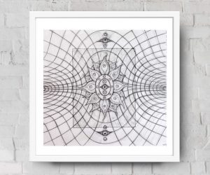 solarcomplex-framed-wall-mjy-mjyates-mattyates-art