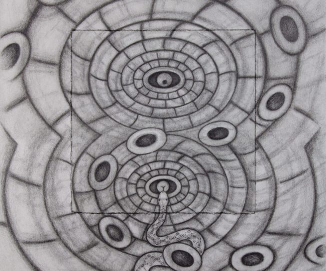 Eye of the Storm, Graphite Pencil, 2020