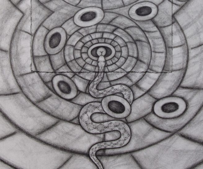 Eye of the Storm, Graphite Pencil, 2020