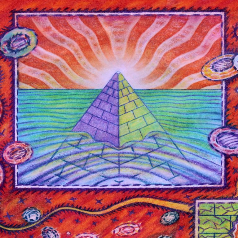 Incantation, Pencil Colour, 2023